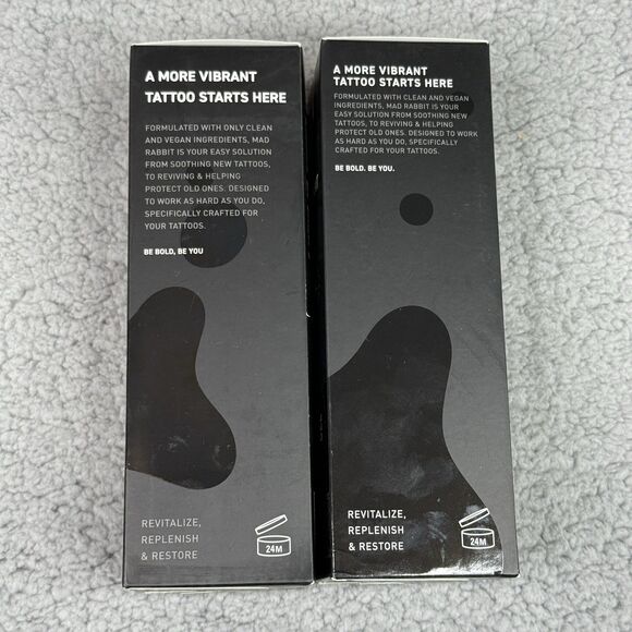 Mad Rabbit Repair Soothing Gel 3.4 oz 100 ml Tattoo Aftercare 2-Pack New In Box - Picture 2 of 7